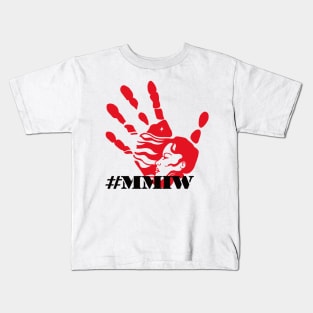 Missing and Murdered Indigenous Women - MMIW Kids T-Shirt